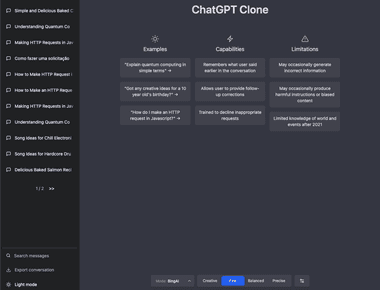 ChatGPT Clone Data Services with React Query