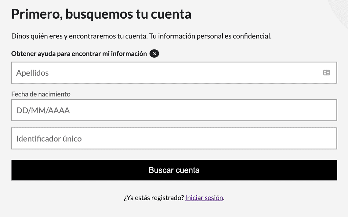 Form with DateInput component in Spanish
